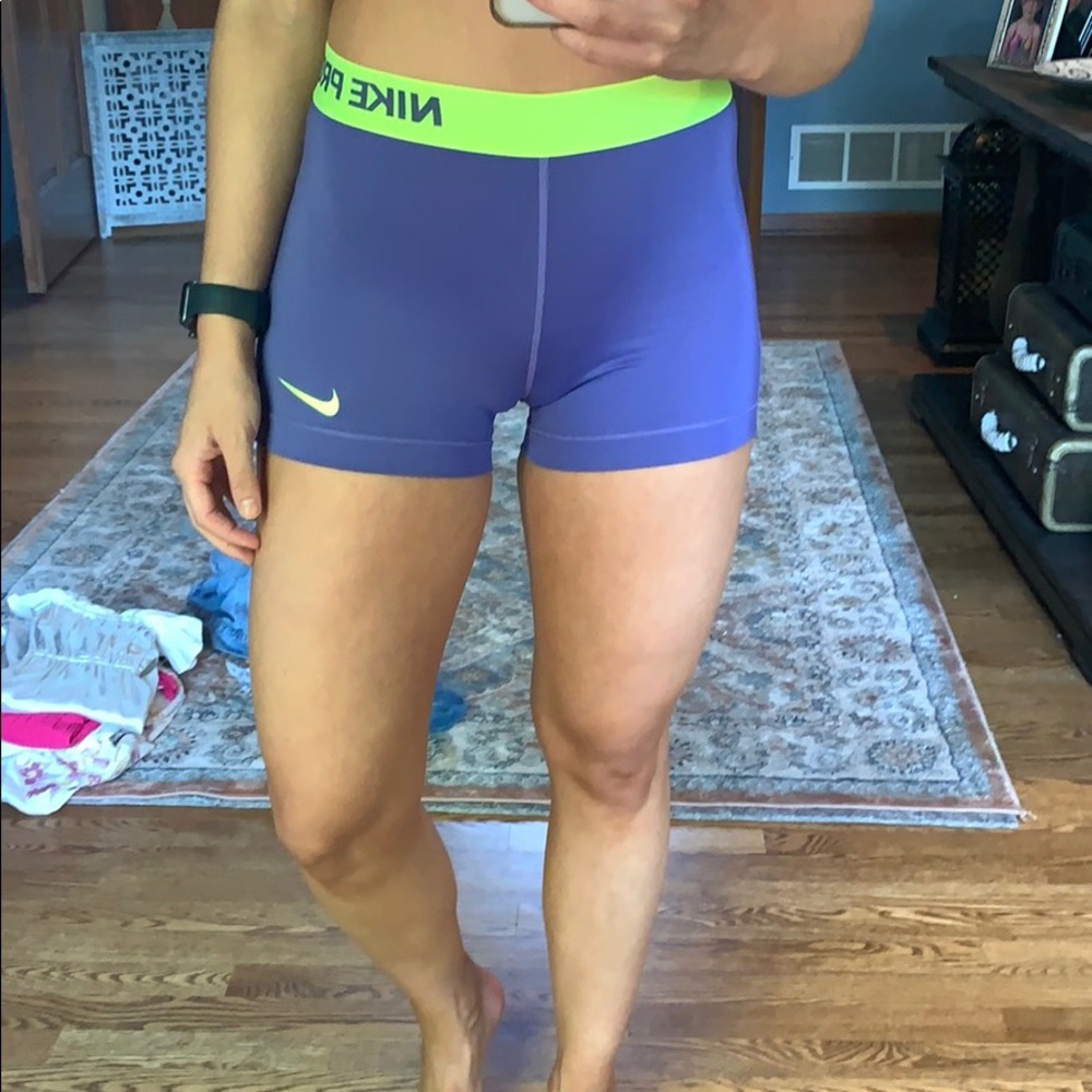 Nike pro spandex shorts